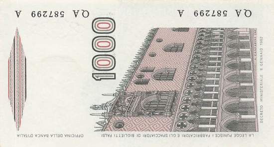 1000 Lire 1982 p.109a